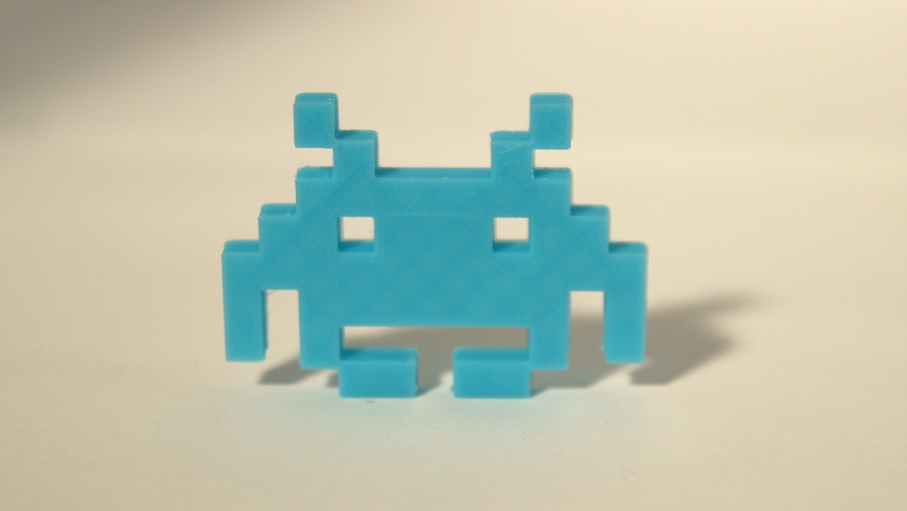 Magnet Invader 1.1 Bleu