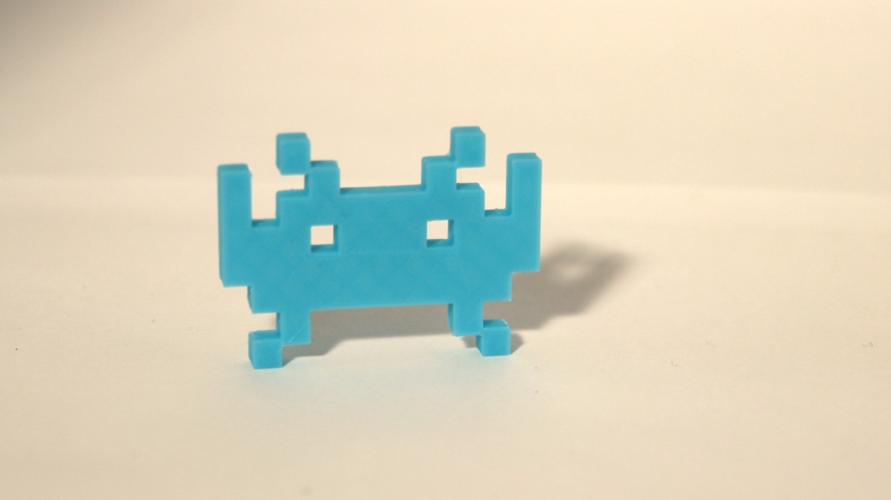 Magnet Invader 1.2 Bleu